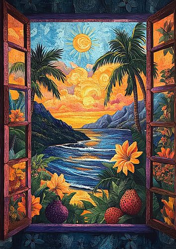 Matisse geïnspireerde zee mediterraan fauvisme