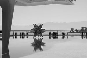 Spiegelungen im Wasser, Rio von Leon Doorn