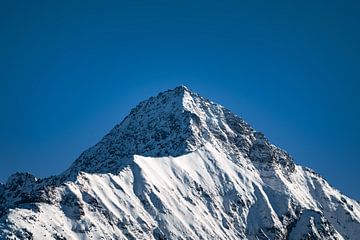 Bergtop in de Oostenrijkse Alpen van Michael Fousert