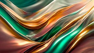 Fluid mit Verschiedene Farben