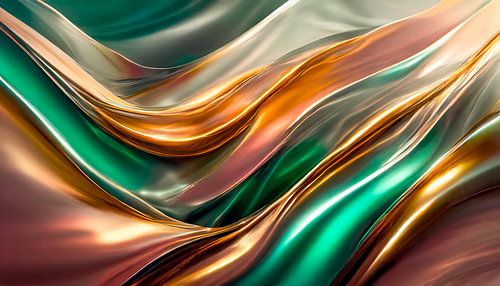 Fluid mit Verschiedene Farben