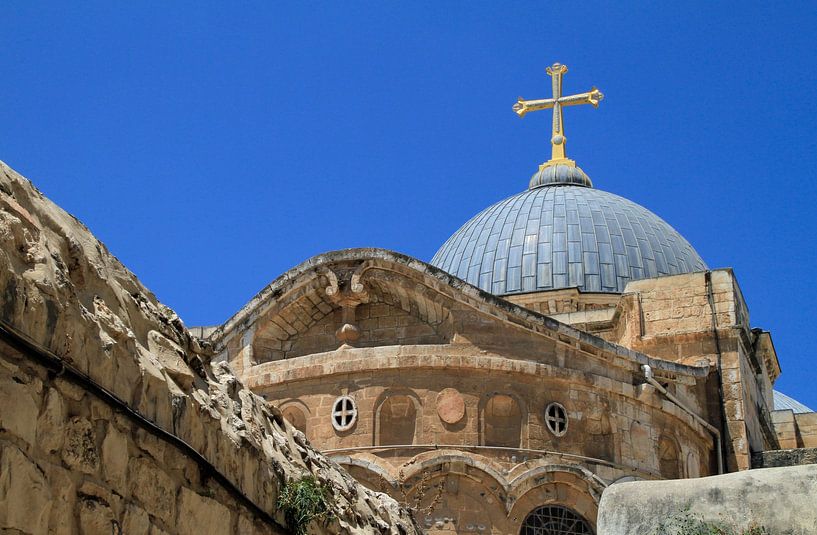 Das Kreuz auf der Grabeskirche in Jerusalem von Lensw0rld