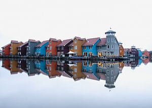 Die bunten Häuser von Reitdiephaven in Groningen von KB Design & Photography (Karen Brouwer)