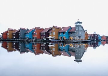 Die bunten Häuser von Reitdiephaven in Groningen von KB Design & Photography (Karen Brouwer)