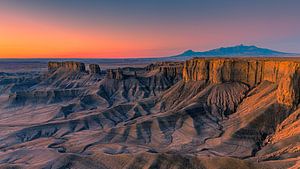 Panorama der Badlands, Utah