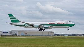 Cathay Pacific Cargo Boeing 747-8 freighter. by Jaap van den Berg