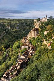 Mountain village of Rocamadour in France by Voss photography