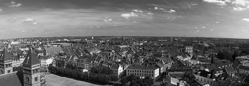 Panorama de Maastricht depuis la place Vrijthof