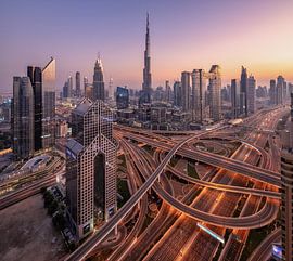 Dubai Skyline Panorama von Achim Thomae Photography