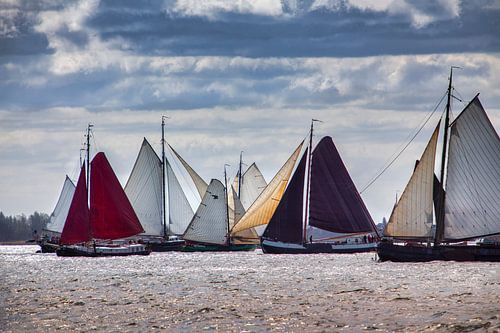 Schepen van de Bruine Vloot bij Volendam
