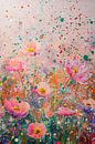 Bloemenveld Impressionisme van De Mooiste Kunst thumbnail