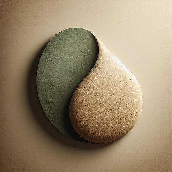 Organische Formen in Erdtönen 3 von Yvonne van Huizen