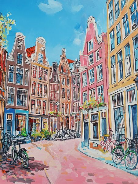 Amsterdamer Gemälde von Abstraktes Gemälde
