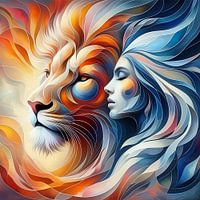 The lion and the girl