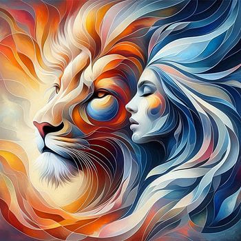 Der Löwe und das Mädchen