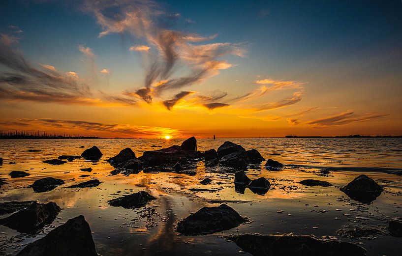 Sunset on the Water by Brian Morgan