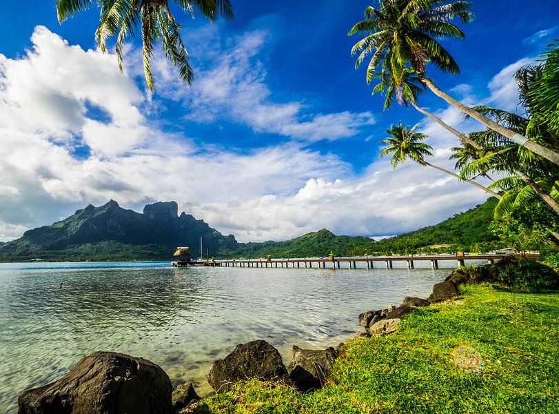 Van de gebaande paden op Bora Bora van Ralf van de Veerdonk