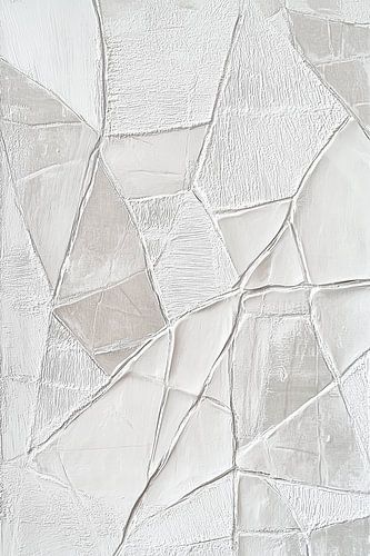 Mosaïque de surfaces claires et blanches