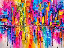 Abstract Metropolis by ART AKON