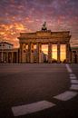 Brandenburgse Poort Zonsopgang van Iman Azizi thumbnail