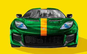 Lotus Evora 400 in racing green