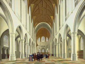 Interior St. Bavo Haarlem - Pieter Jansz. Saenredam - 1631