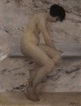 Anders Zorn - Bij de badkuip (1914) van Peter Balan
