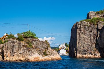 View of the Olavsund in Norway by Rico Ködder