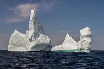 IJsberg voor de kust van Twillingate Newfoundland van Menno Schaefer