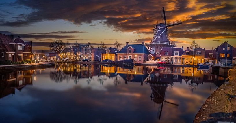 Vurige spiegeling van Dennis Werkman