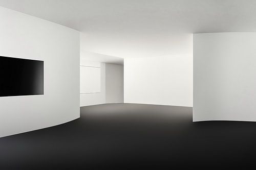 Witte muur, architecturale kunst