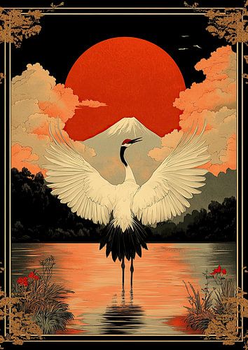 Japanse kunstdruk: Bewaarder van sereniteit