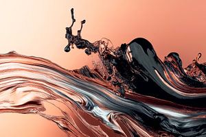 Abstract Alchemy - Copper Wave II