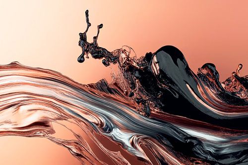 Abstract Alchemy - Copper Wave II