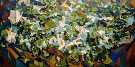 A Mosaic of Sunlight Through the Foliage by Dirk van der Ven