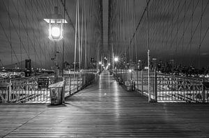 Brooklyn Bridge After Dark