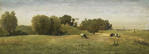 Landschap bij Abcoude, Paul Joseph Constantin Gabriël