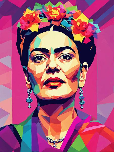 Frida Pop Art 4 von MIROKKU