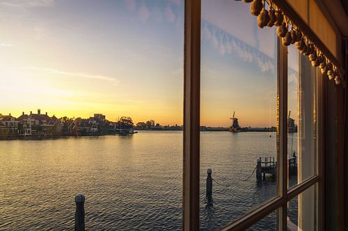 De Zaanse Schans van binnen naar buiten