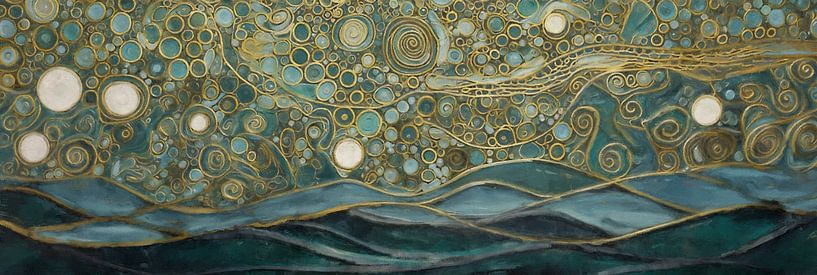 Mer d'or de nuit par Whale & Sons
