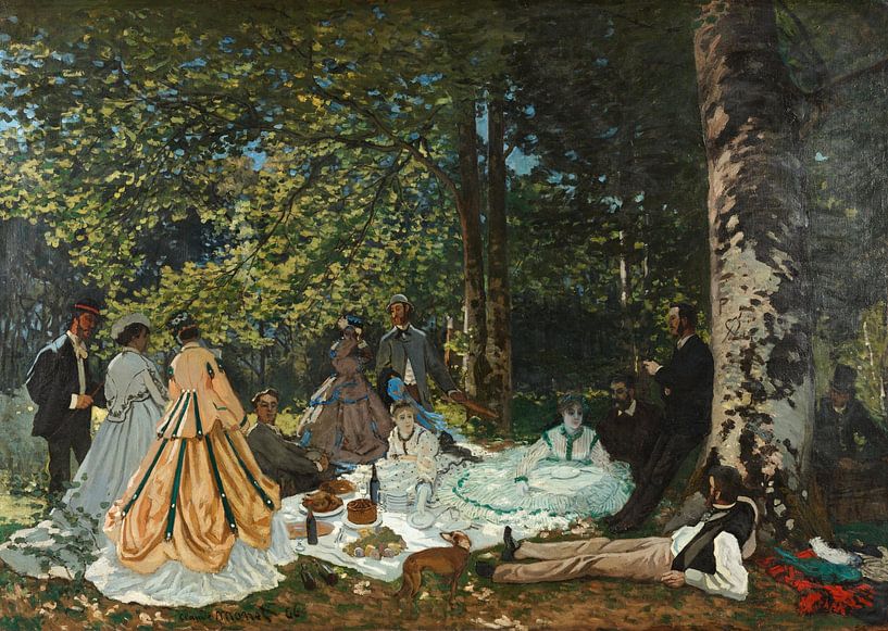 Mittagessen im Gras, Claude Monet von Meisterhafte Meister