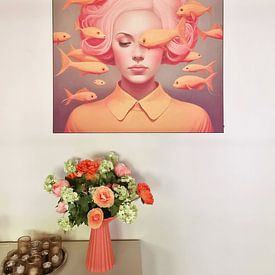 Klantfoto: Orange van Mirjam Duizendstra, als ArtFrame
