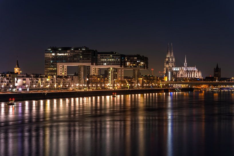 Köln / Cologne / Keulen at night van Maurice Meerten