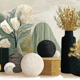 Vases à fleurs sur Peintures accrocheuses