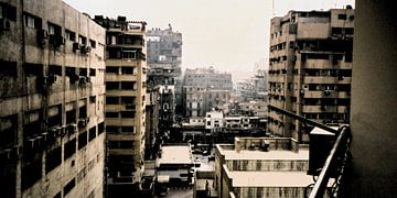 Flatgebouwen in de binnenstad van Caïro, Egypte van Imladris Images