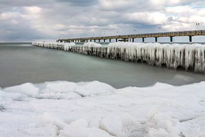 Winter an der Küste der Ostsee