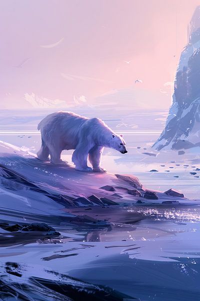 Polar bear by Poster Art Shop
