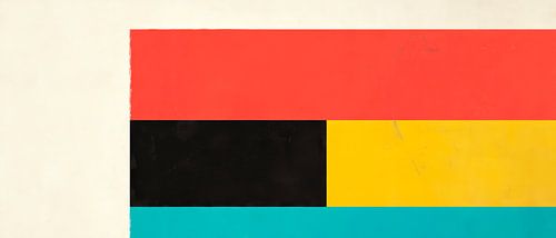 Abstrakte farbige Formen – Minimalistisch