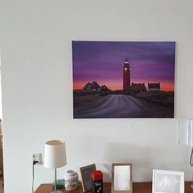 Kundenfoto: Leuchtturm von Texel von Roelie Steinmann, auf leinwand