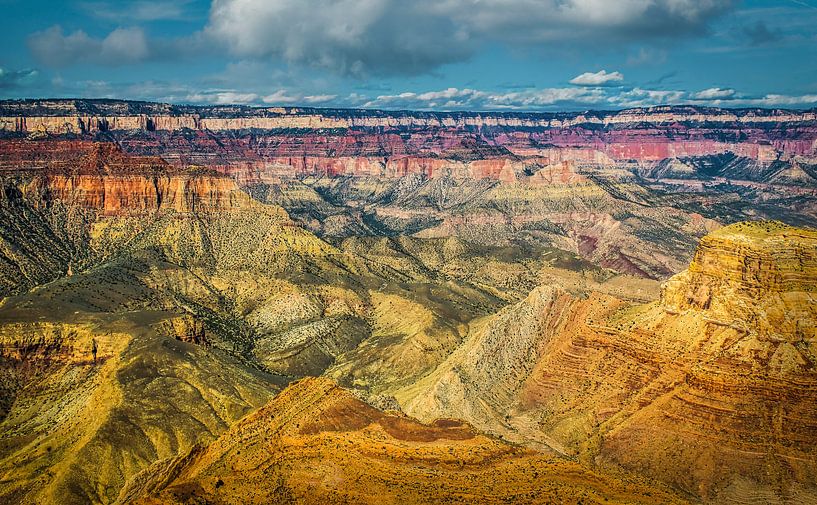 Prachtig uitzicht over de Grand Canyon vanaf de south rim van Rietje Bulthuis